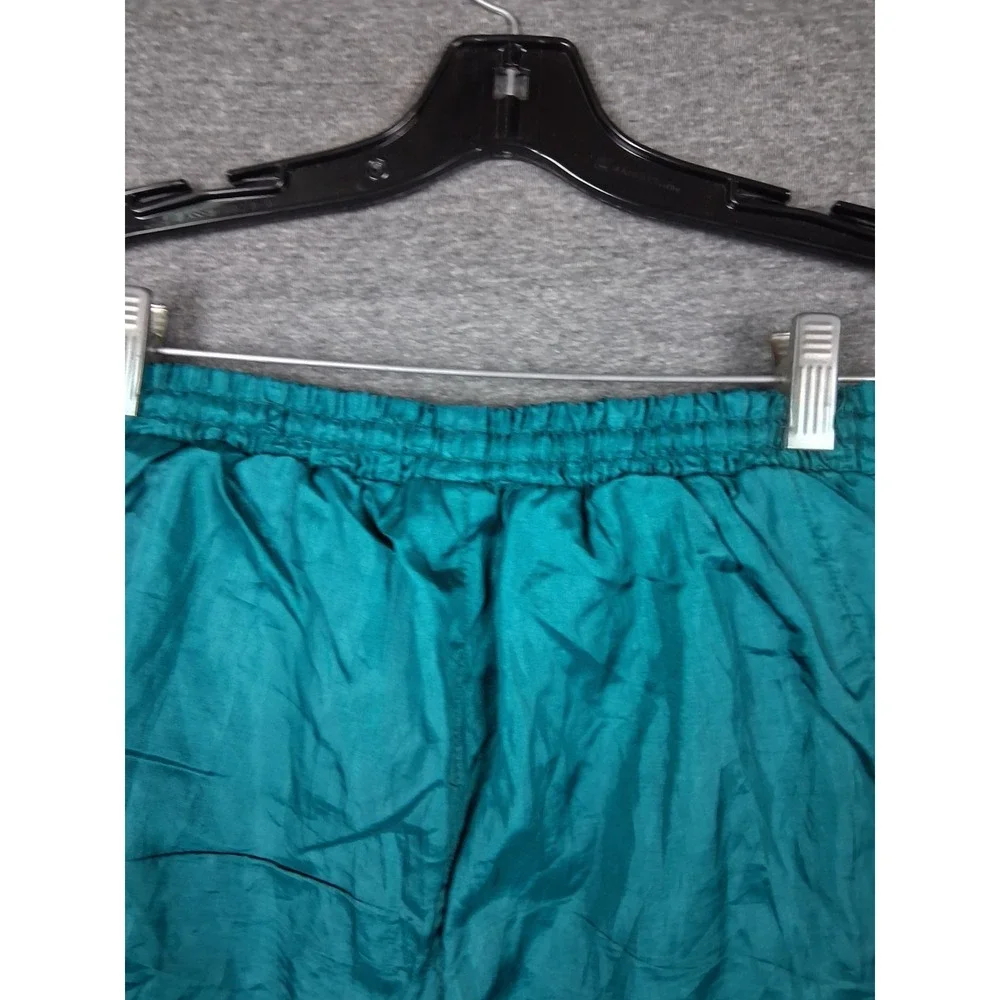 VTG Original Marines Small Green Retro Rave 80s Jogging Track Pants Streetwear